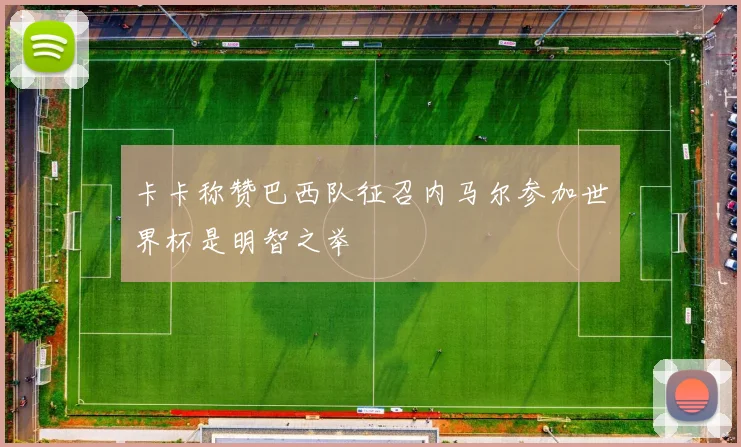 卡卡称赞巴西队征召内马尔参加世界杯是明智之举